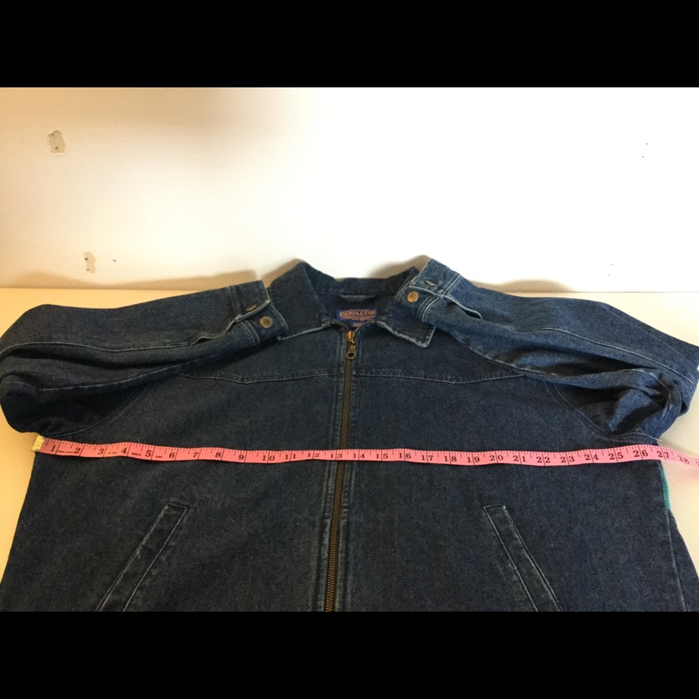 Pendleton XL High Grade Western Wear Denim Jacket - Picture 6 of 8